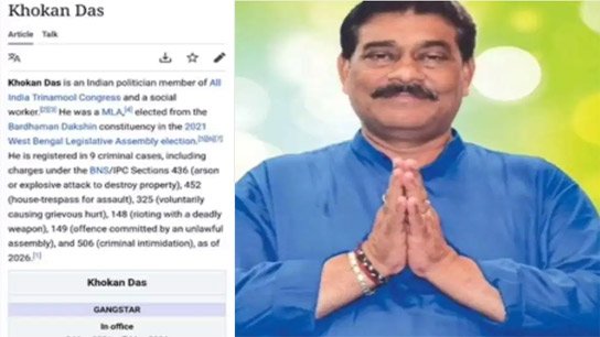 Khokon-Das 'Gangster' written next to X MLA's name on Wikipedia, new controversy surrounding Khokon Das