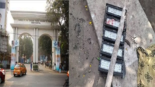 Kolkata-SSKM Six Year Old Girl Dies After Streetlight Collapse In Kolkata
