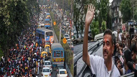 The city of Tilattama saw another form of change, despite the rally, traffic remained normal in Kolkata; the city of Kolkata did not come to a standstill