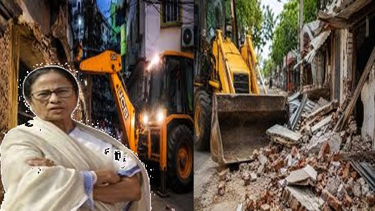 'Bulldozer' can never be the language of administration, roared 'former' Mamata