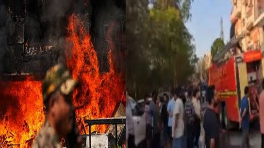 Fire breaks out in multi-storey building in Delhi's Vivek Vihar on Sunday morning! Nine people died in the blaze, 14 fire engines at the scene