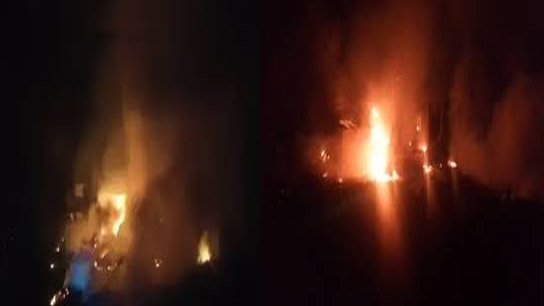 Several bombs were hurled at BJP workers in Panihati Ward 2 just after 11pm yesterday