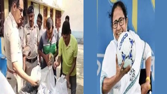 Football theft this time? Bunches of balls are coming out of the house of a former Trinamool MLA