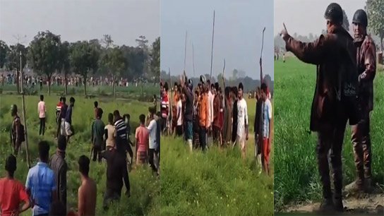 Siliguri Battlefield Siliguri! Bangladeshis pelt stones at BSF