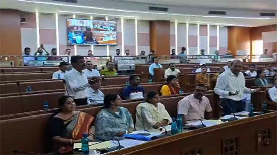 Siliguri-Municipal-Corporation Intense argument, BJP boycott; Siliguri Municipal Corporation heated up in vote of thanks debate