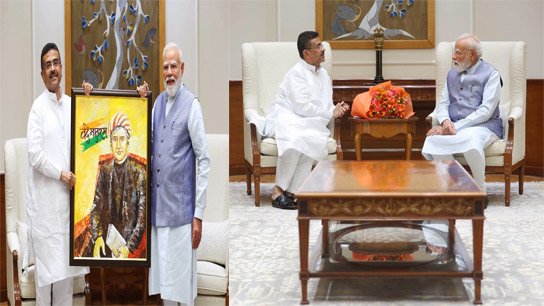 Modi assures to stand by Shuvendu to clear Bengal's bad name from industry to employment
