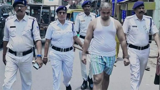 Howrah Police Parade criminal Akash Singh in Underwear to Send Tough Crime Message