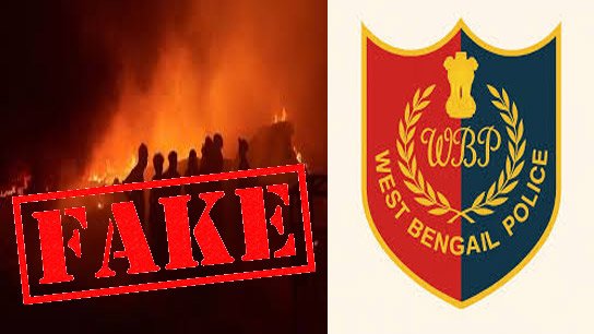 Fire in Hijli Sharif, Khejuri due to short circuit; West Bengal Police exposes lies