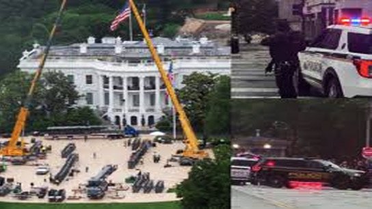 America in turmoil; Shots fired near White House