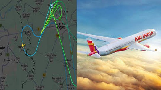 Air India plane suddenly enters Pakistan
