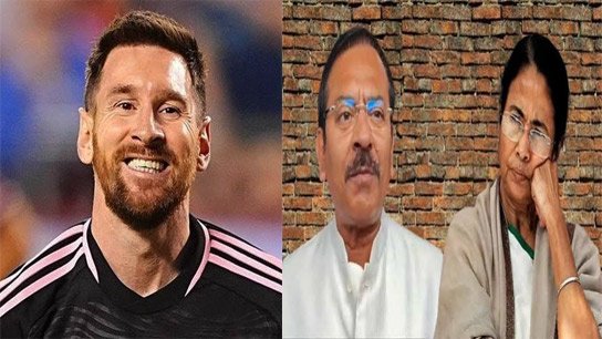Arup leaves even Messi behind by scoring a 'goal' for Mamata