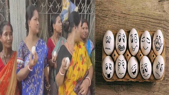 Sensational situation! Egg therapy now in Banarhat