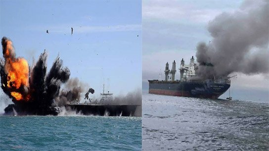 Iran us war back again missile and drone strikes by usa after iran attacks on ship in strait of hormuz