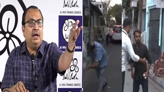 Kunal was egged in Kalighat! Beleghata MLA attacked in front of Mamata's house