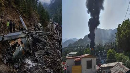 Helicopter carrying 21 Pakistani soldiers crashes in Muzaffarabad