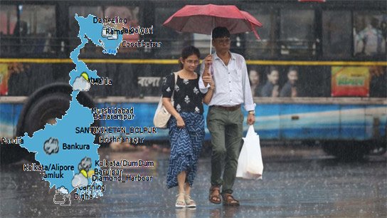 Strong 'rain band roar' coming to West Bengal, possibility of rain in South Bengal after 1:30 pm today
