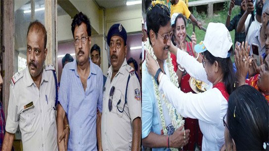 At least three Kgs gold ornaments found in a raid in a TMC leader who known for her proximity to Sabyasachi Dutta