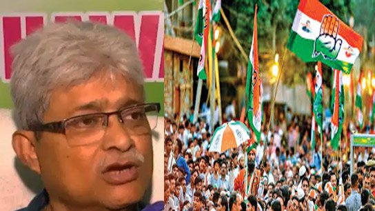 Lower-level workers are sitting with resignation letters in hand; Darjeeling District Congress President Subin Bhowmik informed