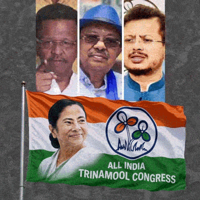 Firhad, Arup and a group of leaders mourned in Kalighat