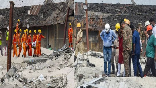Death march in Taratola! A collapsed godown claimed 16 lives