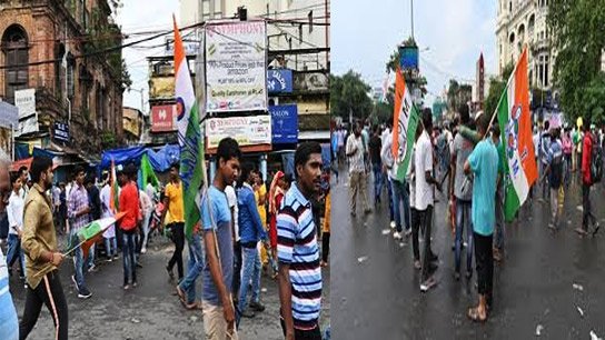 The picture is completely different; there is no rudeness, no high-pitched stringed songs, an unfamiliar Kolkata with the familiar rhythm of Bengalis in the changing Bengali
