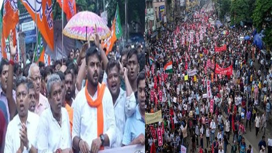 Opposition to India in the name of protest! BJP's 'Tiranga Yatra' in Kolkata on Monday