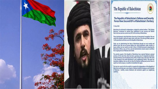 Balochistan declares independence as 'Republic of Balochistan'