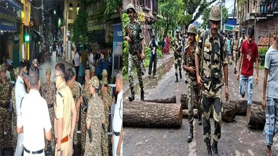 Gatherings banned, large force deployed at the spot, Section 163 imposed in three police stations of Baruipur; Monday is a busy one