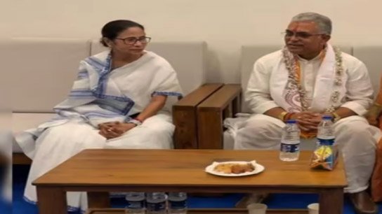 Dilip slams Mamata over house arrest allegations