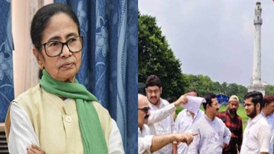 No big message, Mamata's picture on the stage of the 21st Congress
