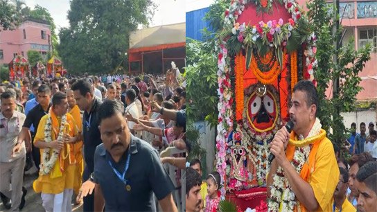 Chief Minister auspicious start of ISKCON Rath Yatra