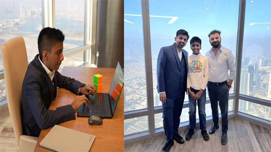 Indian-origin teen opens startup in Burj Khalifa at just 14 years old