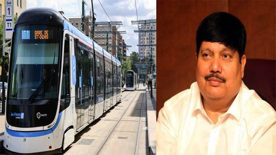 Kolkata tram new route dakshineswar to kalighat battery ac tram