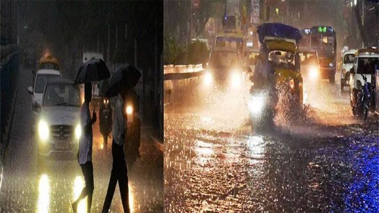 Heavy Rainfall various district of West bengal for Dipression