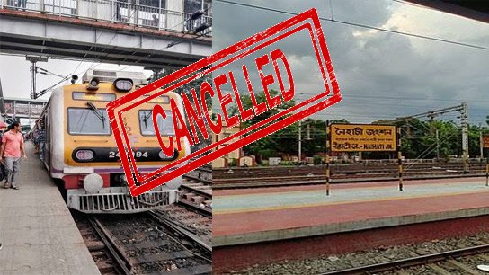 Several local and long-distance trains in Sealdah division cancelled on July 18 and 19