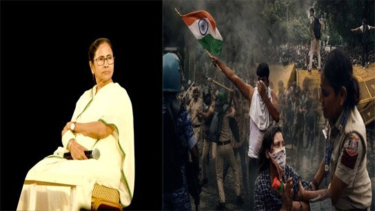 Mamata joins dharna in Delhi; will stand by 'cockroaches' on Monday