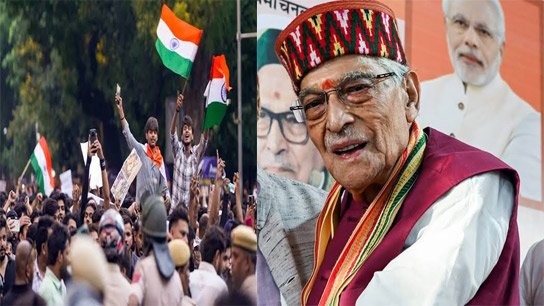 Controversy increases, irony increases! Senior BJP leader stands by protesters