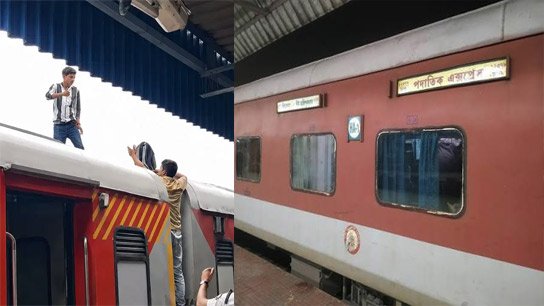 'I want a girlfriend, my friends are making fun of me'; Train roof seat, uproar in Sealdah