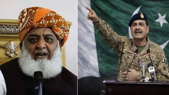 'Balochistan is beyond Pakistan's control..', Pak leader Fazlur Rahman says after poking Munir with his uniform