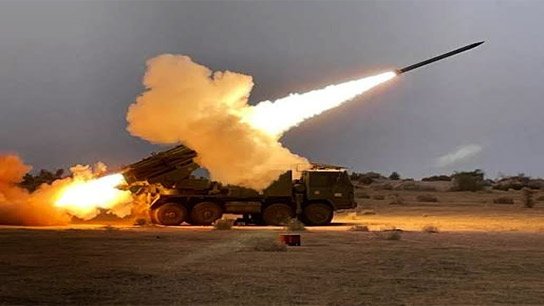India Tests Pinaka Long-Range Guided Rocket With 
