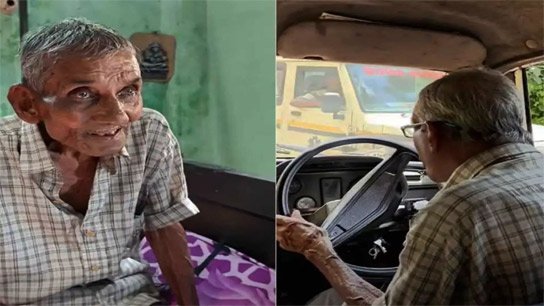 Even the 70-year-old in Bediapara, Dumdum, has his hands on the steering wheel of the life car! Rabindranath has been reaching passengers' destinations year after year in a rented yellow taxi
