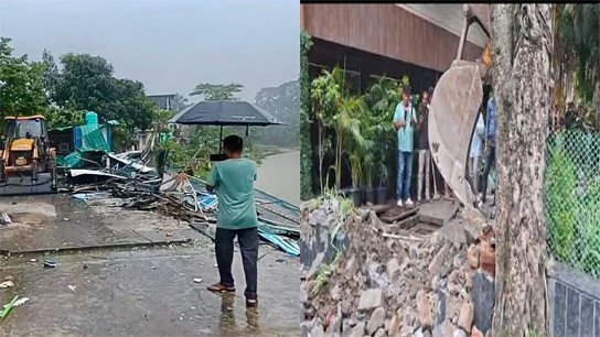 Siliguri Municipal Corporation! Bulldozers started illegal construction on SF Road
