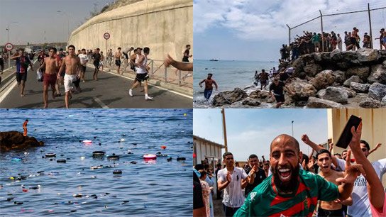 9 Dead As Thousands Cross Into Spain From Morocco In Fresh Border Crisis