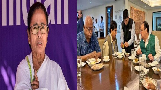 Lunch with Nadda! Is TMC's Saugat, Shatrughna leaving Mamata's hands?
