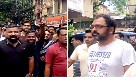 Tirthankar Ghosh's police patrol in Panihati, 'Thief, thief' slogans raised in the area
