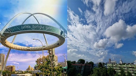 Pseudo-autumn skies in South Bengal ahead of low pressure!