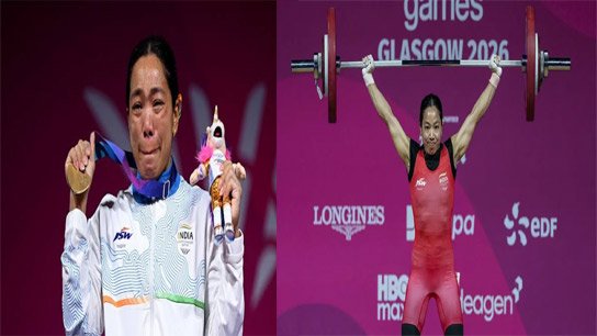 Mirabai Chanu creates history in Glasgow! Wins gold at Commonwealth Games for third time in a row