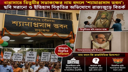 Titumir's meeting room renamed 'Syamaprasad Bhavan': Controversy across the state over removal of pictures and distortion of history