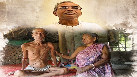 A tragic collage of honesty and helplessness; The extreme hardship of bedridden former panchayat member Nitai Sardar and his wife Chapla in Basanti! Confronting former minister Subhash Naskar in tears