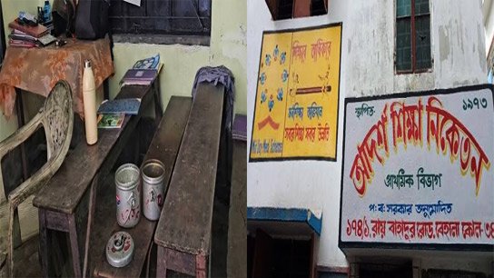 1 student, 1 teacher, one plate of mid-day meal! Khas Behal Government School in Behala, Kolkata